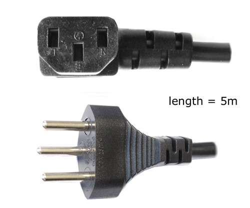 Elinchrom-Netzkabel C13 Gewinkelt 5 meter CH (Schweiz)