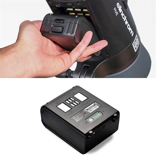 Charge the battery separately or on flash