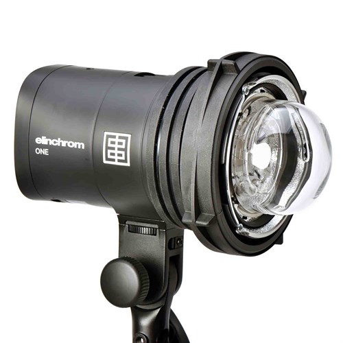 A rubber collar provides a stable grip